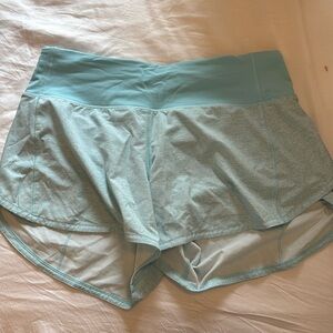 LULULEMON LIGHT BLUE SHORTS SIZE 6